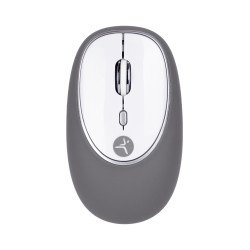 Mouse Inalámbrico de gel Jelly, Mate Grey TechZone TZACMOI16, 1200DPI,