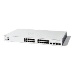 Switch Catalyst 1300, 24 puertos Gigabit Ethernet, No PoE, 4 puertos S