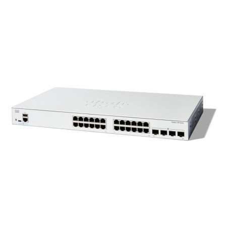Switch Catalyst 1300, 24 puertos Gigabit Ethernet, No PoE, 4 puertos S