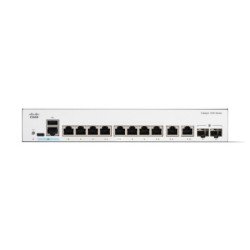 Switch Catalyst 1200, 8 puertos Gigabit Ethernet, No PoE, 2 puertos SF