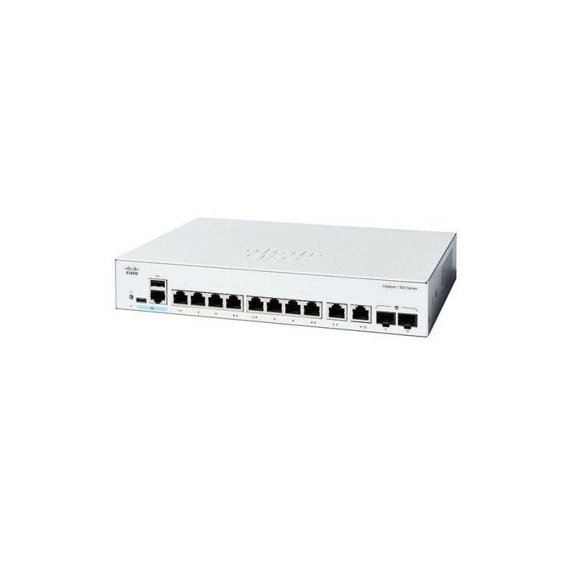 Switch Catalyst 1300, 8 puertos Gigabit Ethernet, PoE+ con 120W totale
