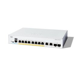 Switch Catalyst 1200, 8 puertos Gigabit Ethernet, PoE+ con 120W totale