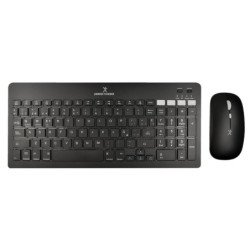 KIT DE TECLADO Y MOUSE REGARGABLE INALAMBRICO NEGRO ZEBRARY PERFECT CH