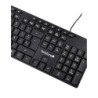 Teclado/mouse TechZone tzaccba01 alámbrico USB negro