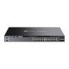 Switch administrado L3 apilable Gigabit de 24 puertos Omada con 4 ranuras 10G