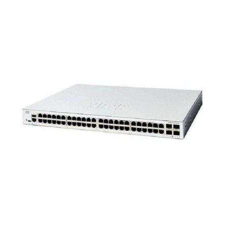 Cisco switch catalyst 1200, 48 puertos gigabit ethernet, no Poe, 4 pue