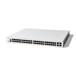 Cisco switch catalyst 1200, 48 puertos gigabit ethernet, no Poe, 4 pue