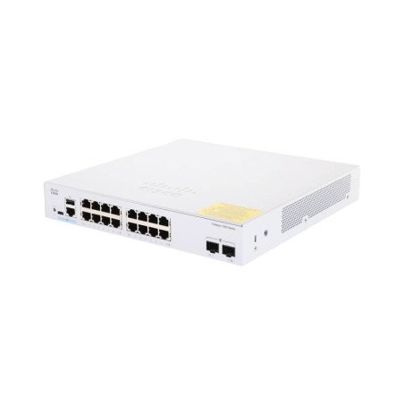 Cisco switch catalyst 1300, 16 puertos gigabit ethernet, no Poe, 2 pue