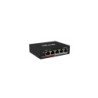 Switch PoE+, No Administrable, 4 Puertos 10/100 Mbps PoE+ (af, at), 1 
