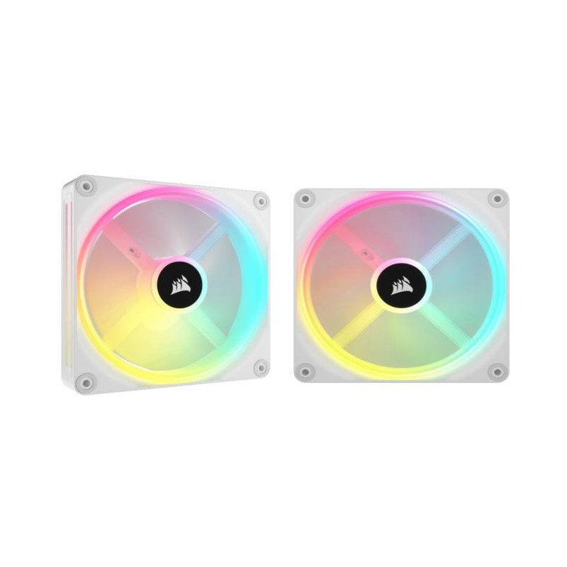 Ventilador CORSAIR, RGB, Consumo de energía: 1.02A, Control PWM, Nivel