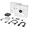 Ventilador CORSAIR, RGB, Consumo de energía: 1.02A, Control PWM, Nivel
