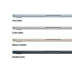 Portátil, Apple MacBook Air MC654E/A 34.5cm (13.6"), Apple M4, 24 GB, 