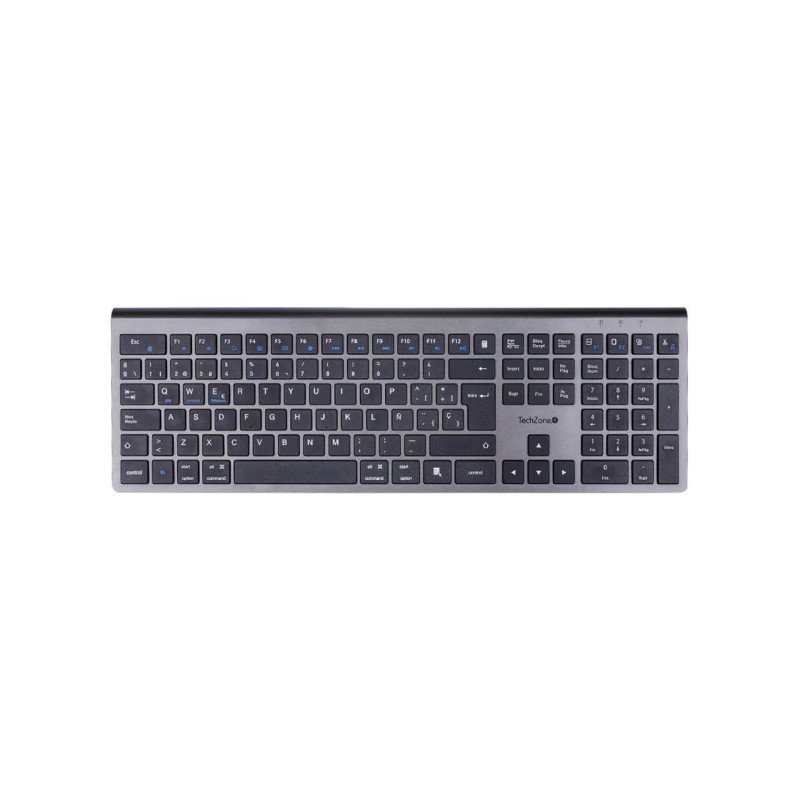 Teclado HEFESTOS recargable con conexión Bluetooth TECHZONE TZACTCB01 