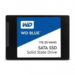 Unidad de estado sólido SSD WD blue 2.5 1TB SATA 3dnand 6GB/s 7mm lect 560mb/s escrit 530mb/s