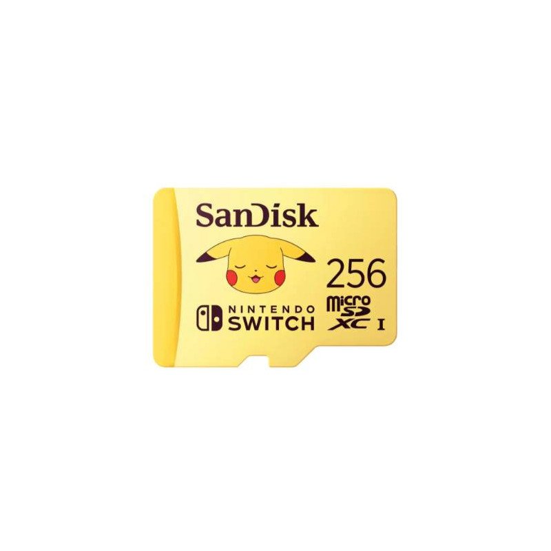 Tarjeta SANDISK microSDXC de 256 GB con Licencia para Nintendo Switch 