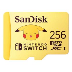 Tarjeta SANDISK microSDXC de 256 GB con Licencia para Nintendo Switch 