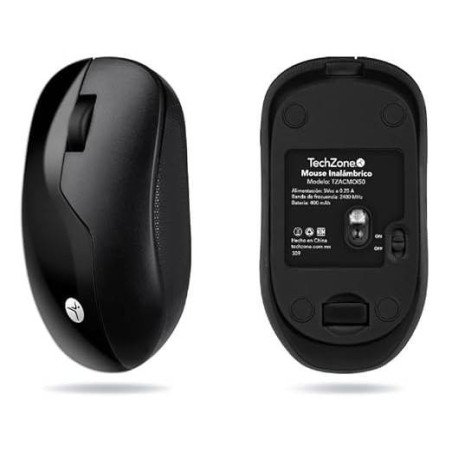Mouse TechZone tzacmoi50 recargable inalámbrico alta precision 1200 dp