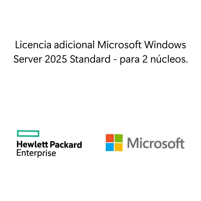 Microsoft Windows Server 2025 (2-Core) Standard Additional License Wor