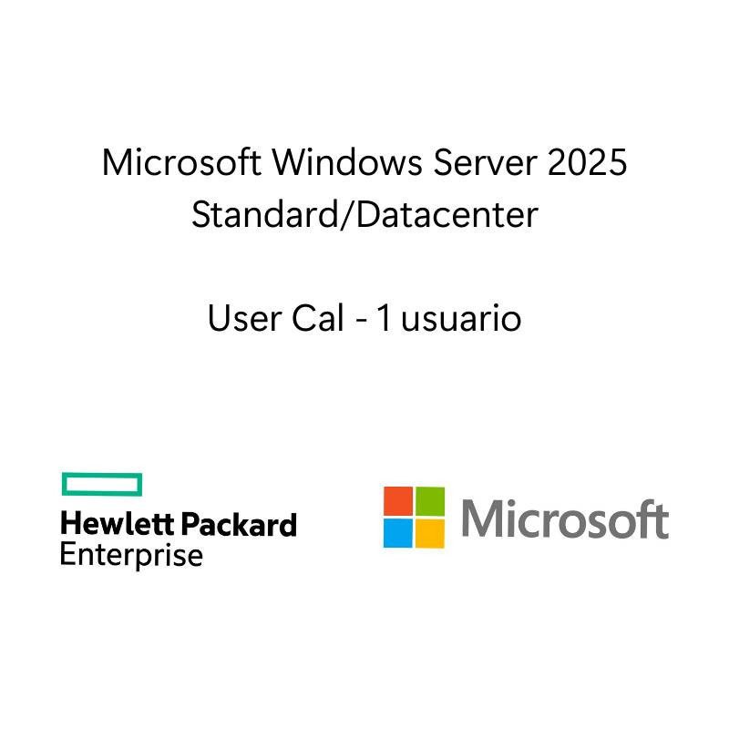 LTU de Microsoft Windows Server 2025 1 usuario CAL WW