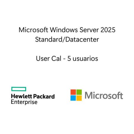LTU de Microsoft Windows Server 2025 5 usuarios CAL WW