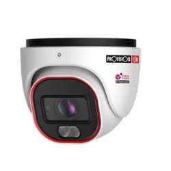 Cámara domo IP 4MP, Lente 2.8-12 mm (89-31°), de día detecta hasta 64 