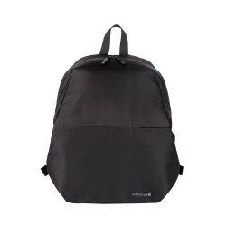 Backpack LITE TZLBP13 TECHZONE 15.6, Poliéster 420 D Twill, color Negr