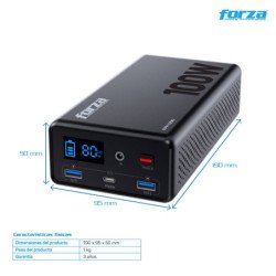 Mini UPS Titan Forza FPP-T100 central eléctrica portátil energía portá