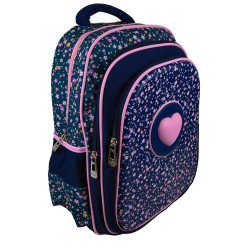 Mochila Escolar Para Niños Múltiples Compartimentos modelo Kiddo Coraz