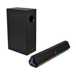 Barra de Audio con luz RGB y Subwoofer 70W Emphoria