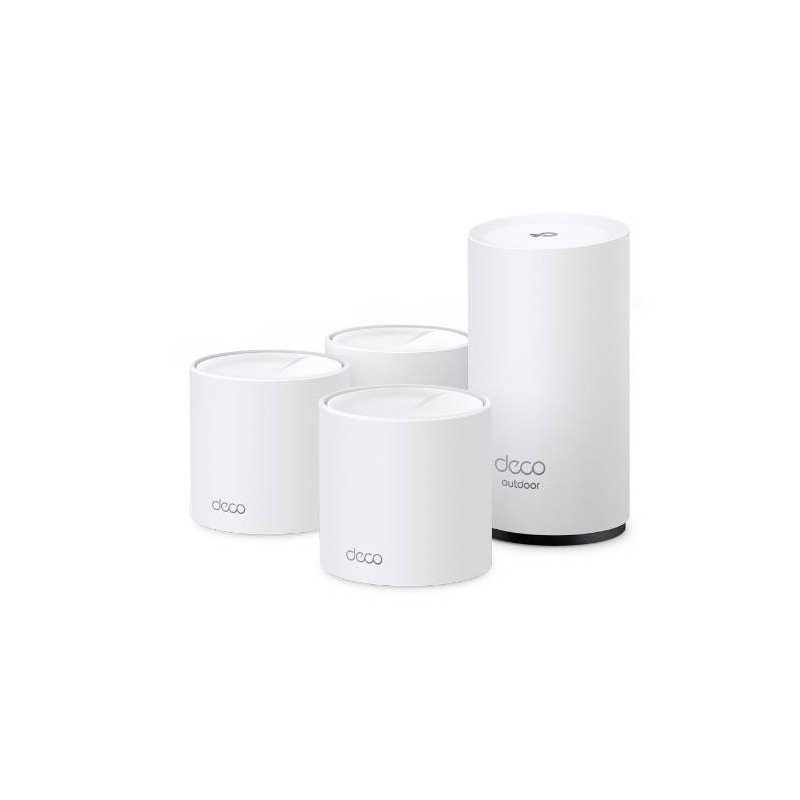 Sistema Wi-Fi 6 Mesh para exteriores e interiores AX3000 (Deco XM50 (4-pack),