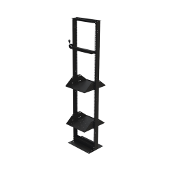 Kit de rack estándar 19", 45 UR con 2 charolas y PDU (8 tomas). Ideal 