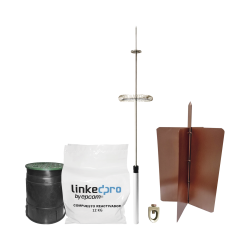 Kit pararrayo LinkedPRO básico. Ideal para la protección de mástiles y