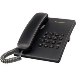 Teléfono Panasonic KX-TS500 alámbrico básico unilinea sin memorias (ne
