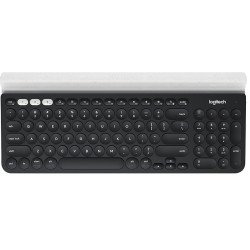 Teclado Logitech K780 negro/gris inalámbrico USB bluetooth multidispositivos unifying hasta 10 mts de distancia para