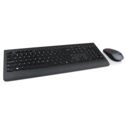 Combo de teclado y mouse inalámbrico profesional Lenovo español de Latinoamérica sin batera 4x30h56831