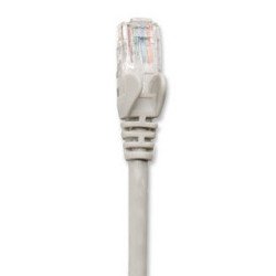 Cable de red Intellinet, 0.5 m, Cat. 6, UTP gris