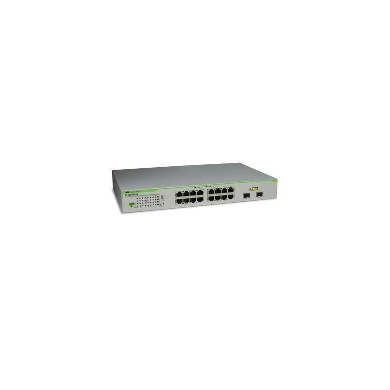 Switch Gigabit WebSmart de 16 puertos 10/100/1000 Mbps (2 x Combo) + 2
