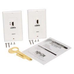 Juego de placa de pared extensora HDMI Tripp-Lite P167-000 sobre cat5,