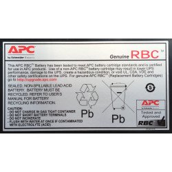 Reemplazo de batería APC cartucho 48 para UPS SUA750 y SMT750