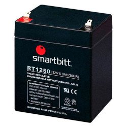 Batería de Reemplazo SmartBitt SBBA12-5 - Negro, 12 V, 5 Año(s), 5 AH,