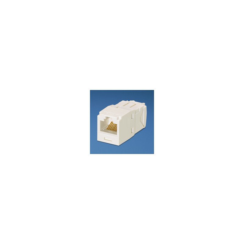 Jack Panduit CJ688TGIW - RJ-45, Color blanco, Cat 6