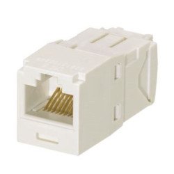 Jack Panduit CJ688TGIW - RJ-45, Color blanco, Cat 6
