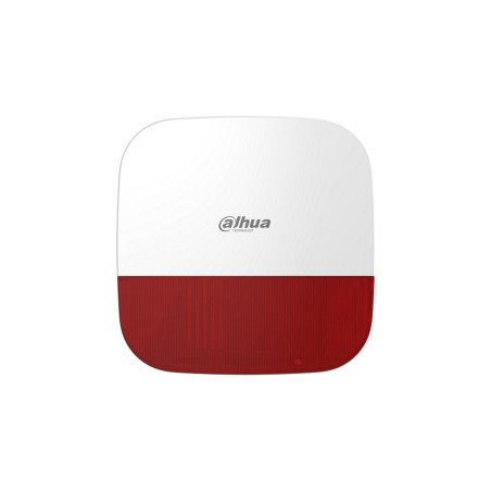 Sirena Inalámbrica para Exterior con Estrobo, 110dB, Múltiples sonidos