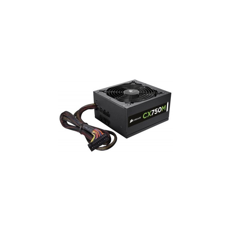 Fuente de poder Corsair - 100 - 240 V, 47 - 63 Hz, Negro