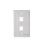 Placa de pared universal 2 puertos Enson ENS-FP62 sin Jack