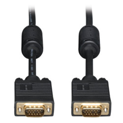 Tripp Lite P502-015 Cable Coaxial VGA de Alta Resolución RGB (HD15 M/M), 4.57 m [15 pies]