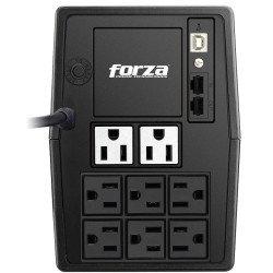 No-Break Forza SL-1011UL - 1000 VA, 600 W, Negro