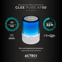 Bocina inalámbrica Bluetooth Glee Pure AP50 Elite Series - Bluetooth 5