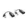 Kit de transceptores activos con alimentación (12V/24VCD/AC) TurboHD para aplicaciones de video por UTP Cat5e/6 en HD