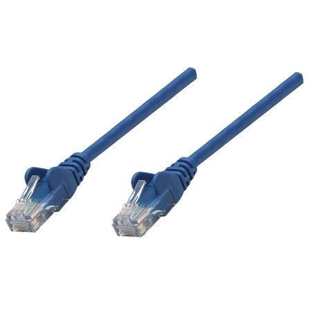 Cable de red Intellinet 741514 - 7.5 m, RJ-45, RJ-45, Macho/Macho, Azu